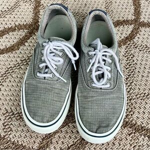Sperry Gray Men's Sneakers SZ 8 top siders